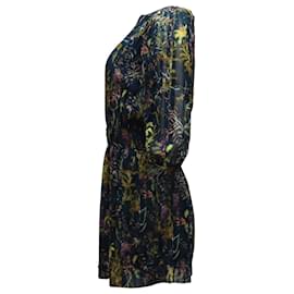 Diane Von Furstenberg-Diane Von Furstenberg Robe courte imprimée en mousseline de soie en soie multicolore-Autre