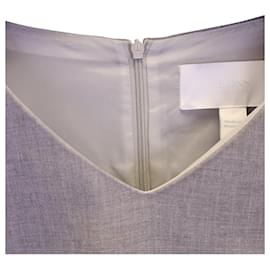 Hugo Boss-Hugo Boss V-neck Top in Grey Polyester Viscose-Grey