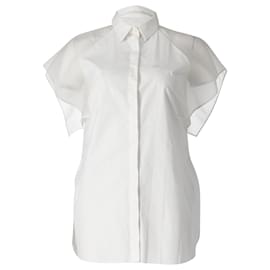 Giambattista Valli-Giambattista Valli Top in White Cotton-White