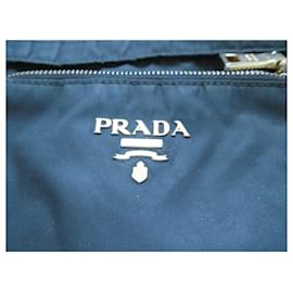 Prada-Nylon Prada pouch in good overall condition-Black