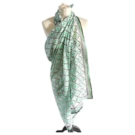 Louis Vuitton Pañuelos Blanco Verde