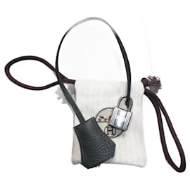 Hermès-campanella, cerniera e lucchetto Hermes nuovi per borsa Hermes dustbag-Verde