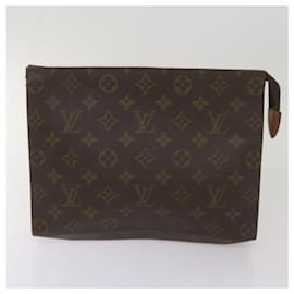 Louis Vuitton-LOUIS VUITTON Monogramm-Epi-Clutch-Tasche 3Set Brown LV Auth bs12279-Braun,Monogramm