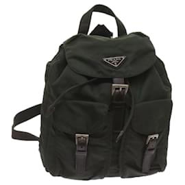 Prada-PRADA Backpack Nylon Green Auth ac2808-Green