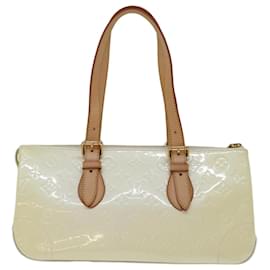 Louis Vuitton-LOUIS VUITTON Monogram Vernis Rosewood Avenue Hand Bag Perle M93508 auth 67757-Other