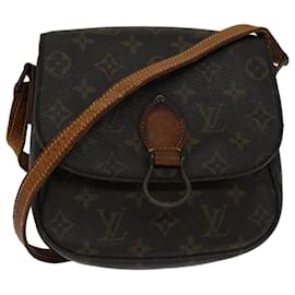 Louis Vuitton-LOUIS VUITTON Monogram Saint Cloud MM Shoulder Bag M51243 LV Auth 67382-Monogram