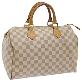 Louis Vuitton-Louis Vuitton Damier Azur Speedy 30 Hand Bag N41533 LV Auth 68404-Other