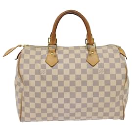Louis Vuitton-Louis Vuitton Damier Azur Speedy 30 Handtasche N.41533 LV Auth 68404-Andere
