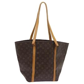 Louis Vuitton-LOUIS VUITTON Monogram Sac Shopping Tote Bag M51108 LV Auth 67931-Monogram