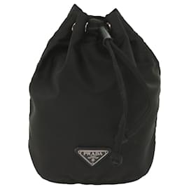 Prada-Prada pouch nylon 2Set Black Green Auth bs11957-Black,Green