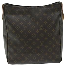 Louis Vuitton-Bolsa de ombro M LOUIS VUITTON Monogram Looping GM51145 Autenticação de LV 67924-Monograma