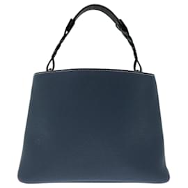 Bally-BALLY Hand Bag Leather 2way Blue Auth yk11079-Blue