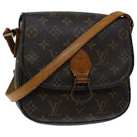 Louis Vuitton-LOUIS VUITTON Monogram Saint Cloud MM Shoulder Bag M51243 LV Auth 67726-Monogram