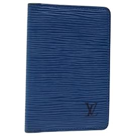 Louis Vuitton-LOUIS VUITTON Epi Organizer Dupoch Card Case Bleu M60623 LV Auth yk11170-Bleu