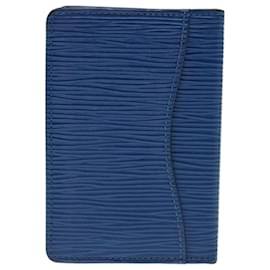 Louis Vuitton-LOUIS VUITTON Epi Organizer Dupoch Card Case Bleu M60623 LV Auth yk11170-Bleu