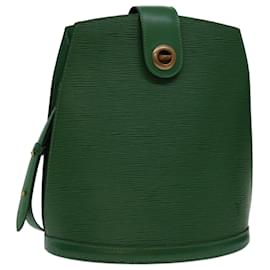 Louis Vuitton-LOUIS VUITTON Epi Cluny Shoulder Bag Green M52254 LV Auth 68415-Green