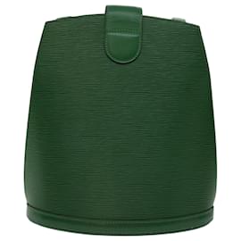 Louis Vuitton-LOUIS VUITTON Epi Cluny Shoulder Bag Green M52254 LV Auth 68415-Green