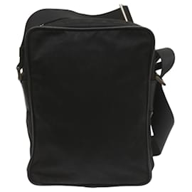 Prada-PRADA Shoulder Bag Nylon Black Auth 67601-Black