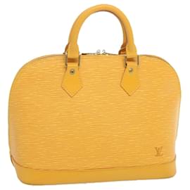 Louis Vuitton-LOUIS VUITTON Bolso de mano Epi Alma Tassili Amarillo M52149 LV Auth 66314-Otro
