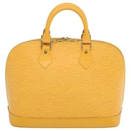 Louis Vuitton-LOUIS VUITTON Epi Alma Hand Bag Tassili Yellow M52149 LV Auth 66314-Other