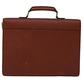 Louis Vuitton-LOUIS VUITTON Epi Serviette Conseiller Briefcase Brown M54423 LV Auth bs12504-Brown