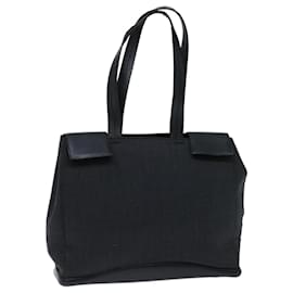 Prada-PRADA Tote Bag Canvas Black Auth bs12519-Black