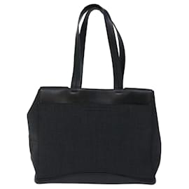 Prada-PRADA Tote Bag Toile Noir Auth bs12519-Noir