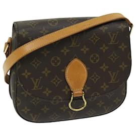 Louis Vuitton-LOUIS VUITTON Monogram Saint Cloud GM bolsa de ombro M51242 Autenticação de LV 68273-Monograma