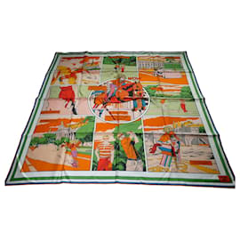 Hermès-Hermès double-sided silk scarf new-Multiple colors