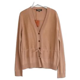 Cardigã de cashmere para bebê Wetherlam da Loro Piana Camelo