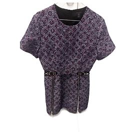 Robe Louis Vuitton monogram Violet foncé
