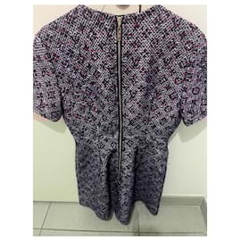 Louis Vuitton-Louis Vuitton monogram dress-Dark purple