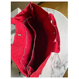 Hermès-Toto-Tasche in mittelrotem Farbton-Rot