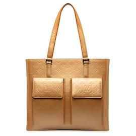 Louis Vuitton-Gold Louis Vuitton Monogram Mat Wilwood Tote Bag-Golden