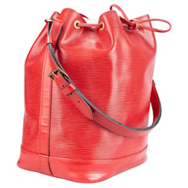 Louis Vuitton-Louis Vuitton Saco de couro Epi vermelho Noe Grande-Vermelho