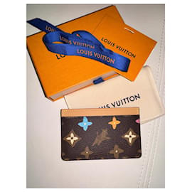 Louis Vuitton-Porta-cartões Louis Vuitton colaboração Tyler,-Multicor