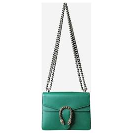 Gucci-Green Dionysus leather bag - size-Green