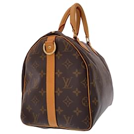 Louis Vuitton-Louis Vuitton Brown Monogram Speedy Bandouliere 30-Brown
