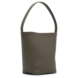 The row-The Row Brown Small N/S Park Tote-Brown,Taupe