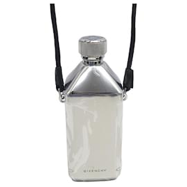 Givenchy-NEUF GOURDE GIVENCHY 4G BK609VK15M METAL ARGENTE BOITE BOTTLE SILVER STEEL-Argenté