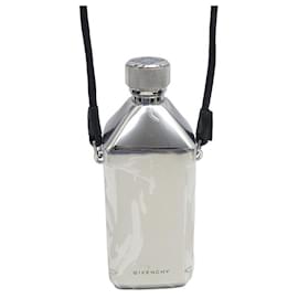 Givenchy-NEW GIVENCHY GOURDE 4G BK609VK15M SILVER METAL BOX BOTTLE SILVER STEEL-Silvery