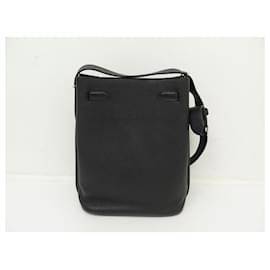 Hermès-Hermès So Kelly handbag 26 2011 BLACK TOGO LEATHER BUCKET PURSE HANDBAG-Black