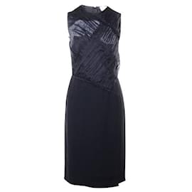 3.1 Phillip Lim-Black Dress With Lace Details-Black
