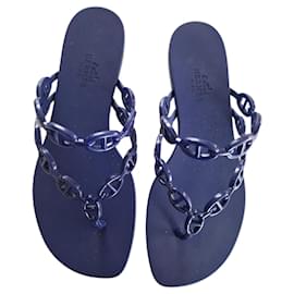 Hermès-ISLAND sandals-Purple