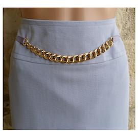 Céline-Skirts-Grey,Light blue