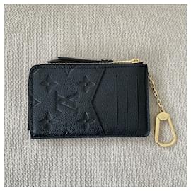 Louis Vuitton-Louis Vuitton Card Holder Recto Verso-Black