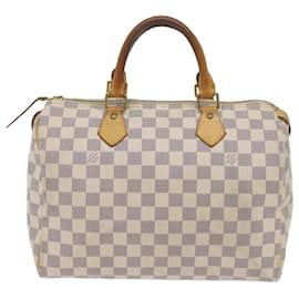 Louis Vuitton-Louis Vuitton Damier Azur Speedy 30 Hand Bag N41533 LV Auth 67834-Other