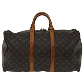 Louis Vuitton-Louis Vuitton-Monogramm Keepall 50 Boston Bag M.41426 LV Auth 52389-Monogramm