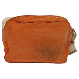 Prada-PRADA Shoulder Bag Nylon Orange Auth fm3214-Orange