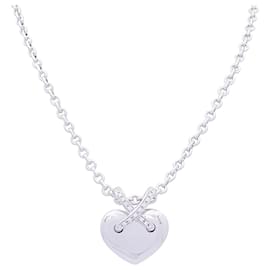 Chaumet-Chaumet Necklace, "Heart Links", white gold and diamonds.-Other